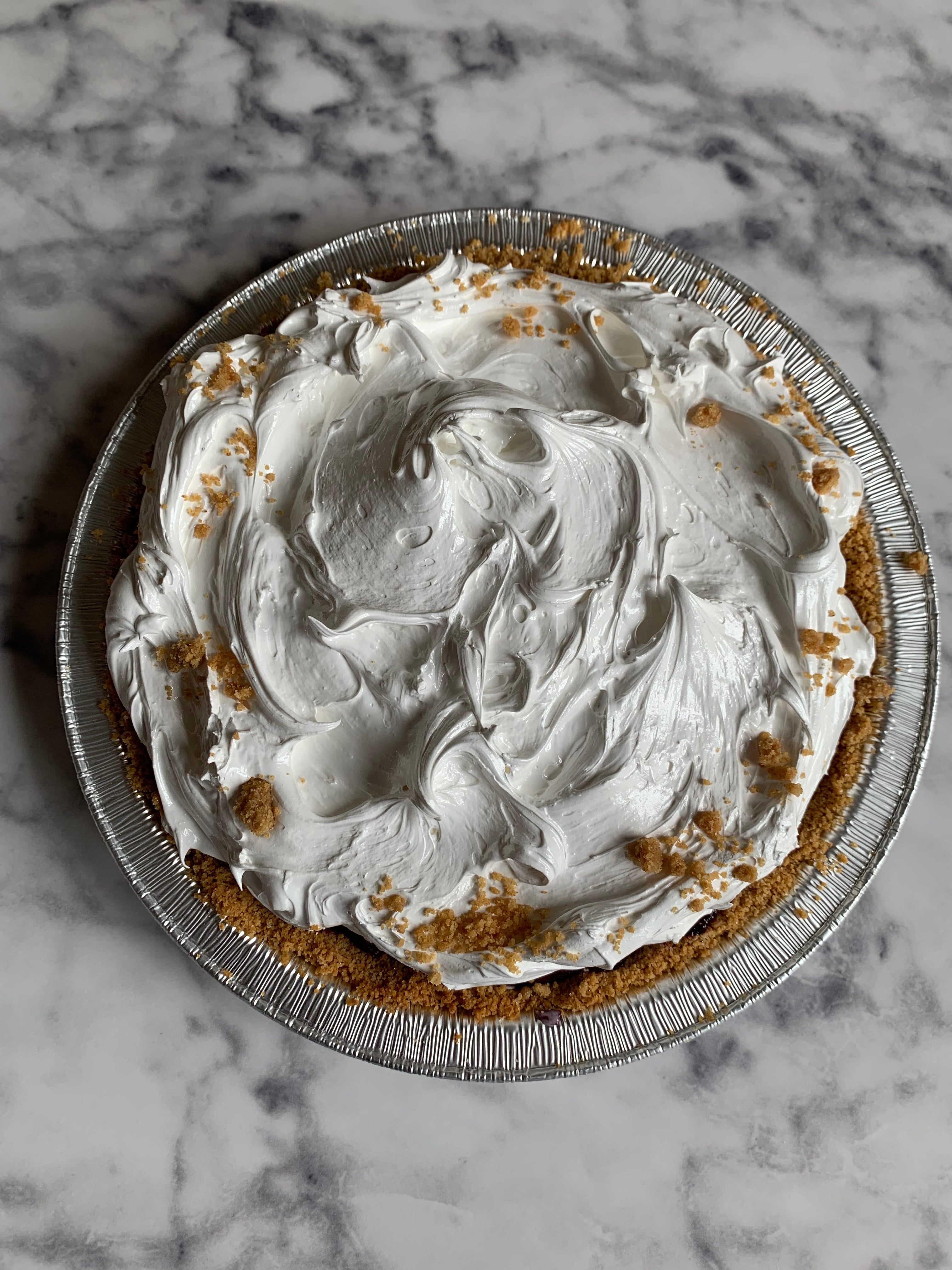 Honey Cranberry Meringue Pie